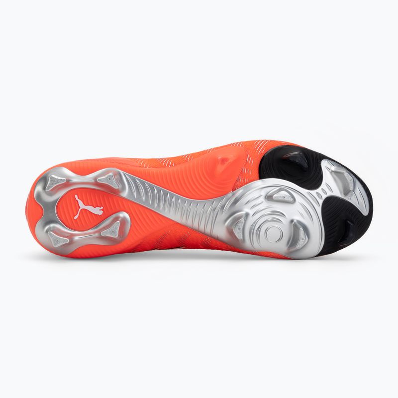 Kopačky PUMA Future 9 Ultimate FG glowing red/puma white/puma black/puma silver 4