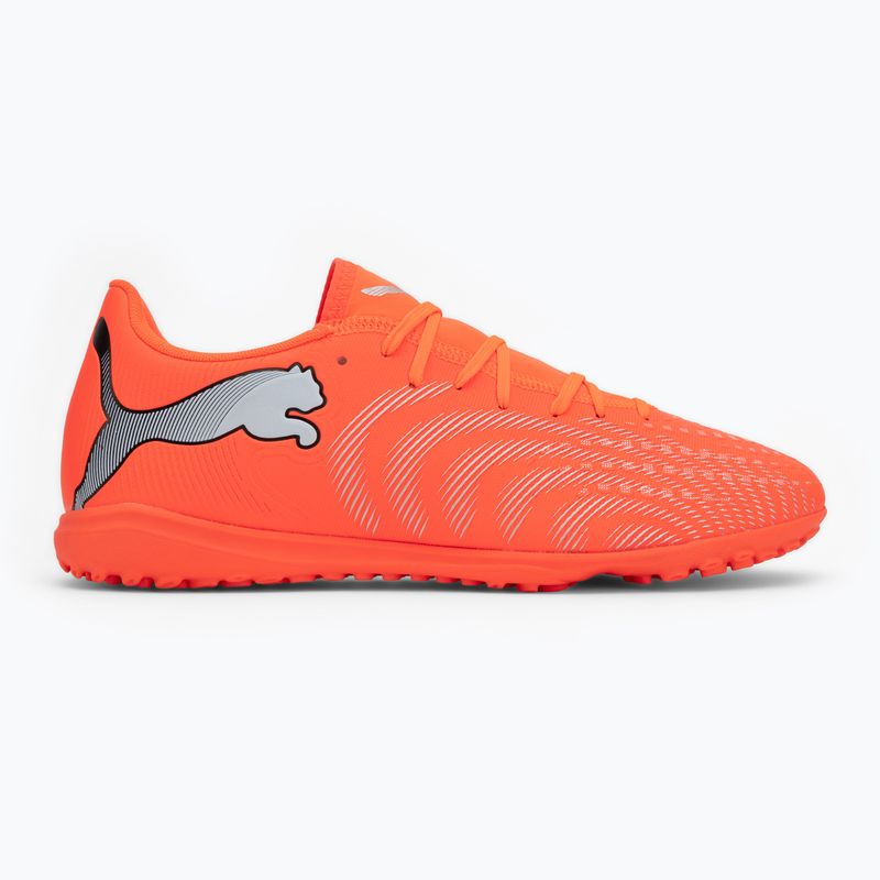 Kopačky PUMA Future 9 Play TT glowing red/puma white/puma black/puma silver 2
