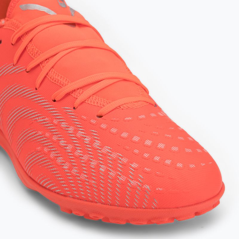Kopačky PUMA Future 9 Play TT glowing red/puma white/puma black/puma silver 7