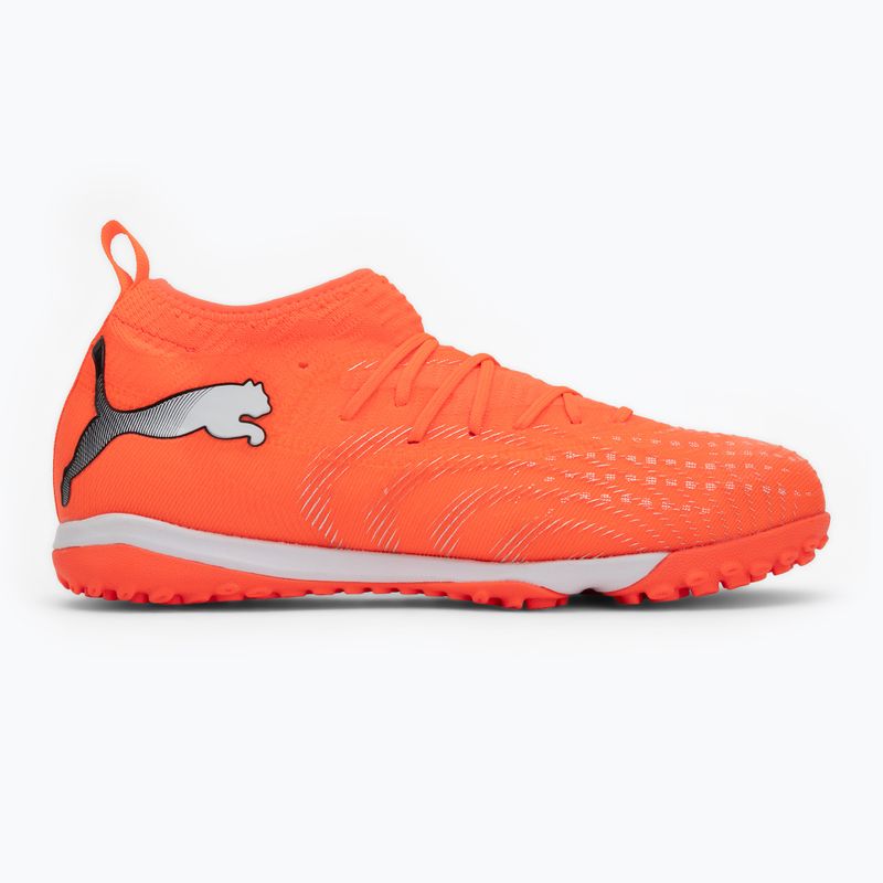 Kopačky PUMA Future 9 Match TT + Mid Jr glowing red/puma white/puma black/puma silver 2