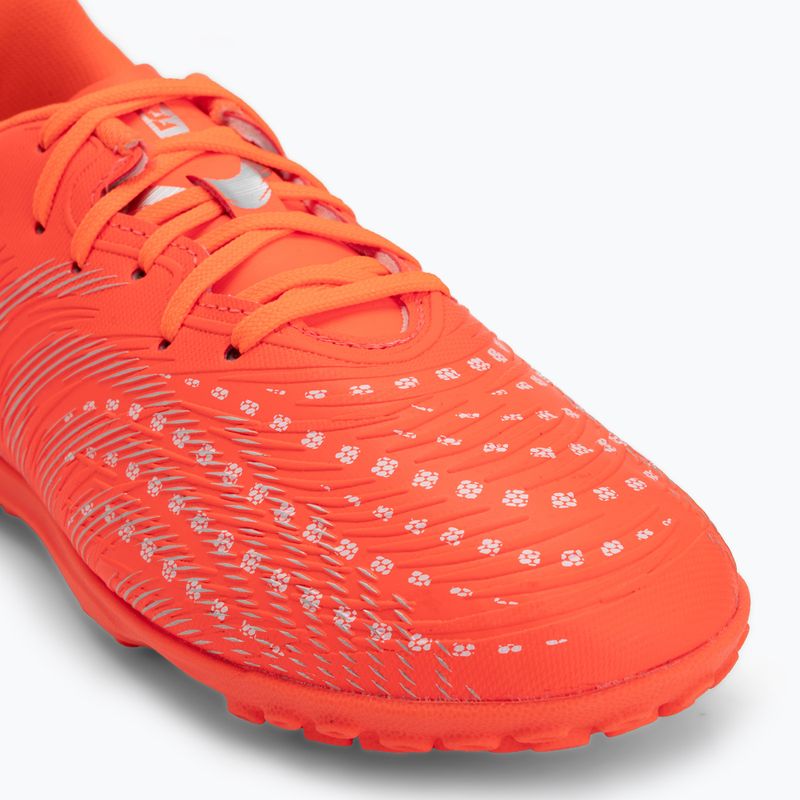 Dětské kopačky PUMA Future 9 Play TT Jr glowing red/puma white/puma black/puma silver 7