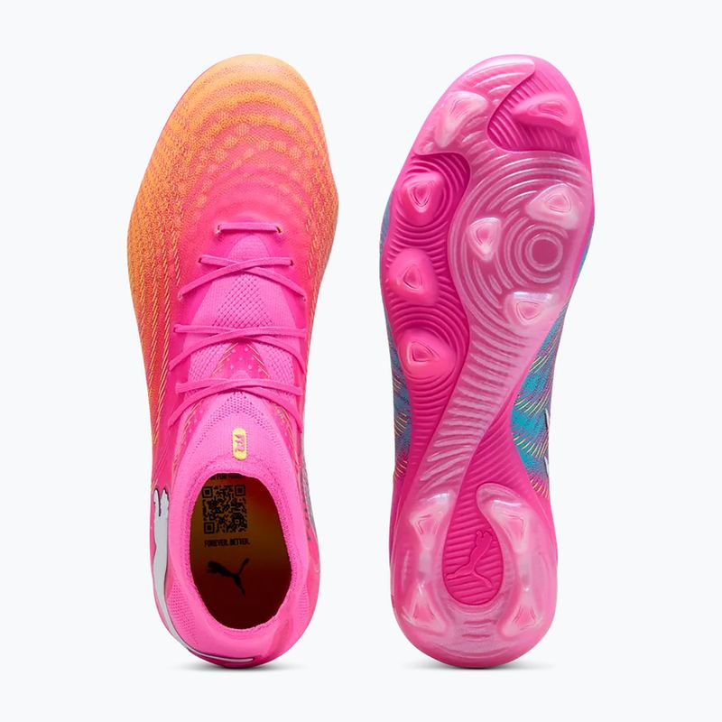 Kopačky PUMA Future 9 Pro FG/AG poison pink/sun stream/bright aqua/puma white 3