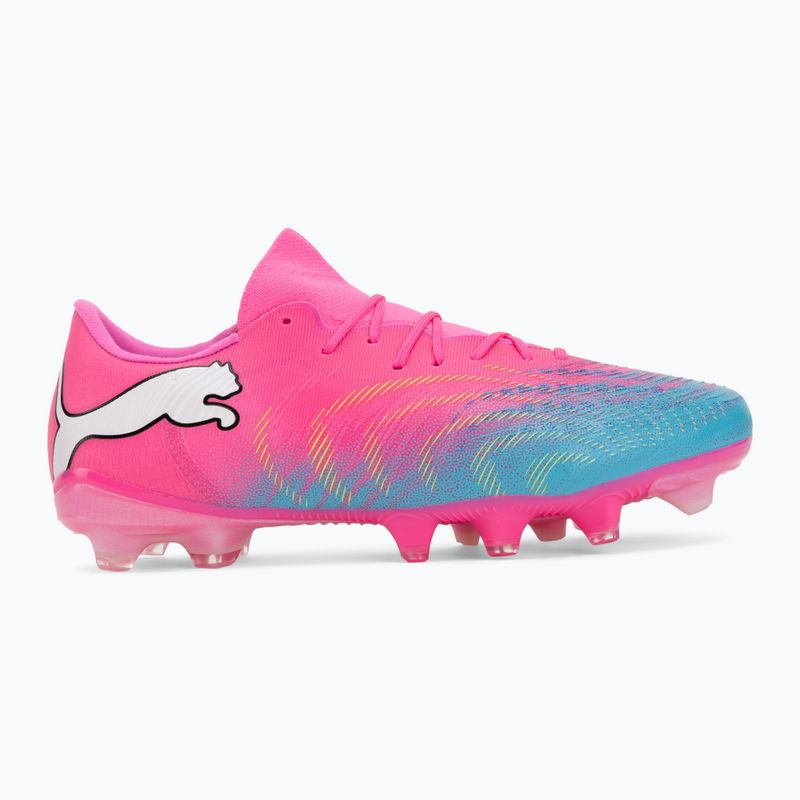 Kopačky PUMA Future 9 Match Fusion FG/AG poison pink/puma white/sun stream/bright aqua/puma black 2