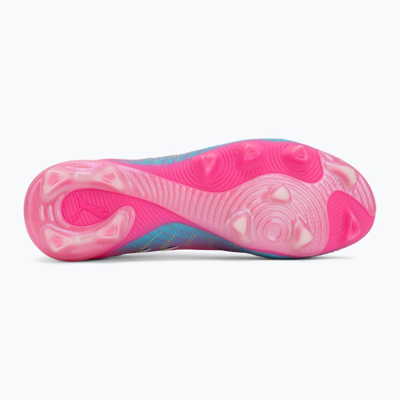 Kopačky PUMA Future 9 Match Fusion FG/AG poison pink/puma white/sun stream/bright aqua/puma black 4