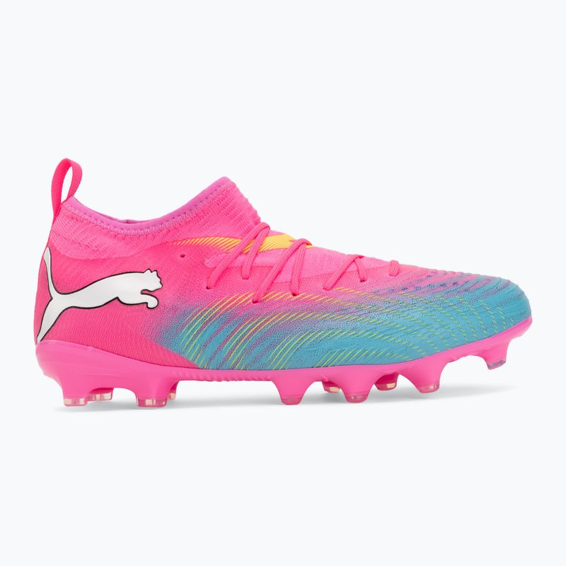 Dětské kopačky PUMA Future 9 Match FG/AG Jr poison pink/puma wht/sun stream/bright aqua/puma blk 2