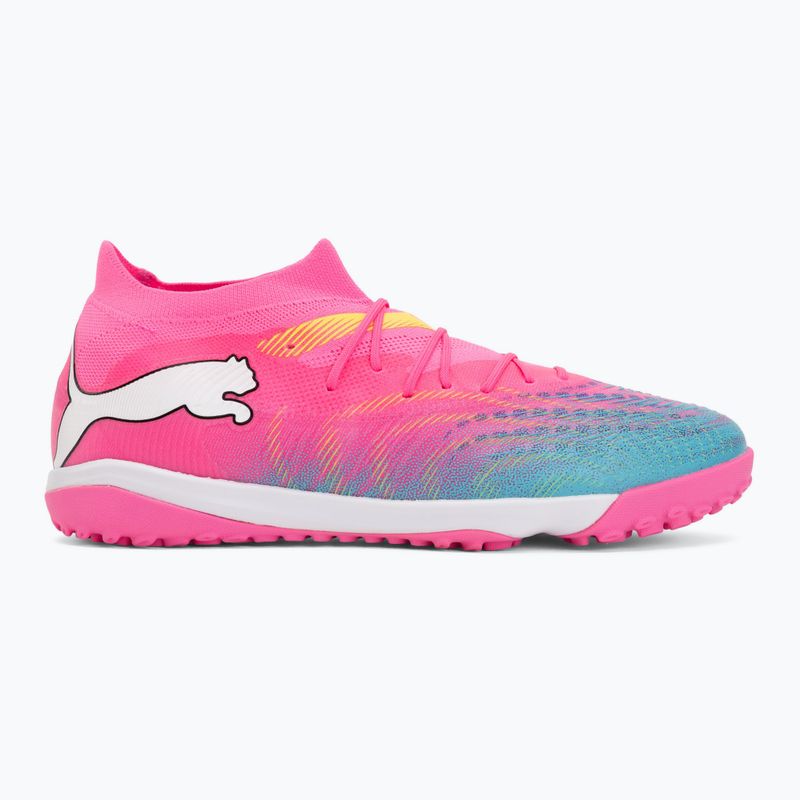 Kopačky PUMA Future 9 Match TT poison pink/puma white/sun stream/bright aqua/puma black 2