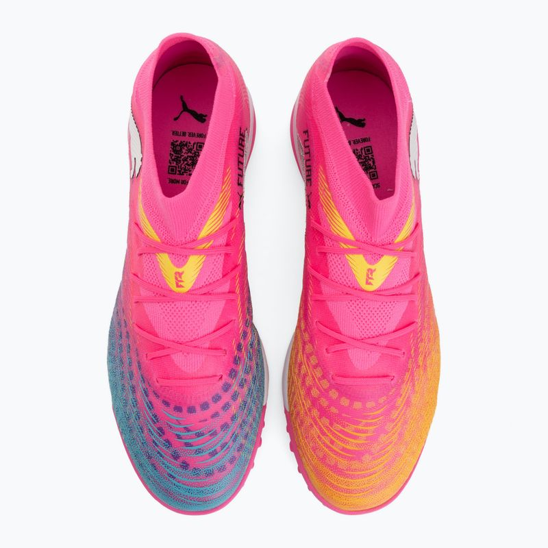 Kopačky PUMA Future 9 Match TT poison pink/puma white/sun stream/bright aqua/puma black 5