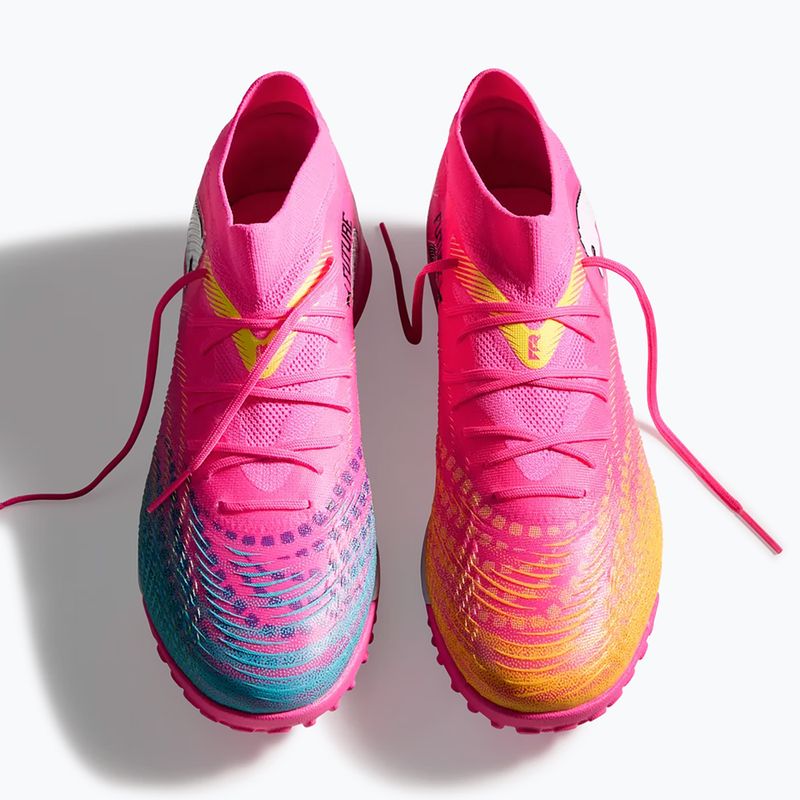 Kopačky PUMA Future 9 Match TT poison pink/puma white/sun stream/bright aqua/puma black 6