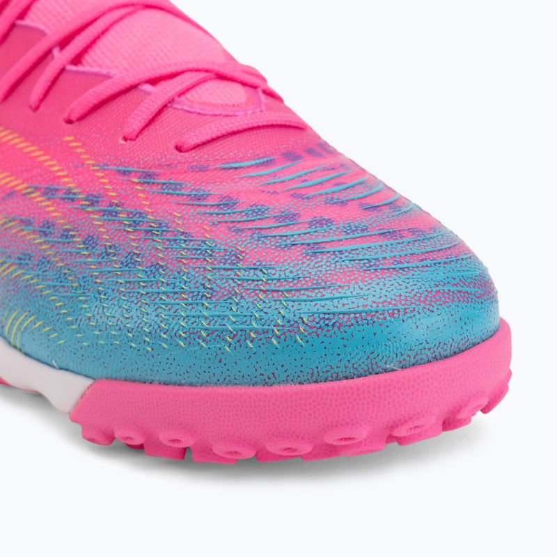 Kopačky PUMA Future 9 Match Fusion TT poison pink/puma white/sun stream/bright aqua/puma black 7