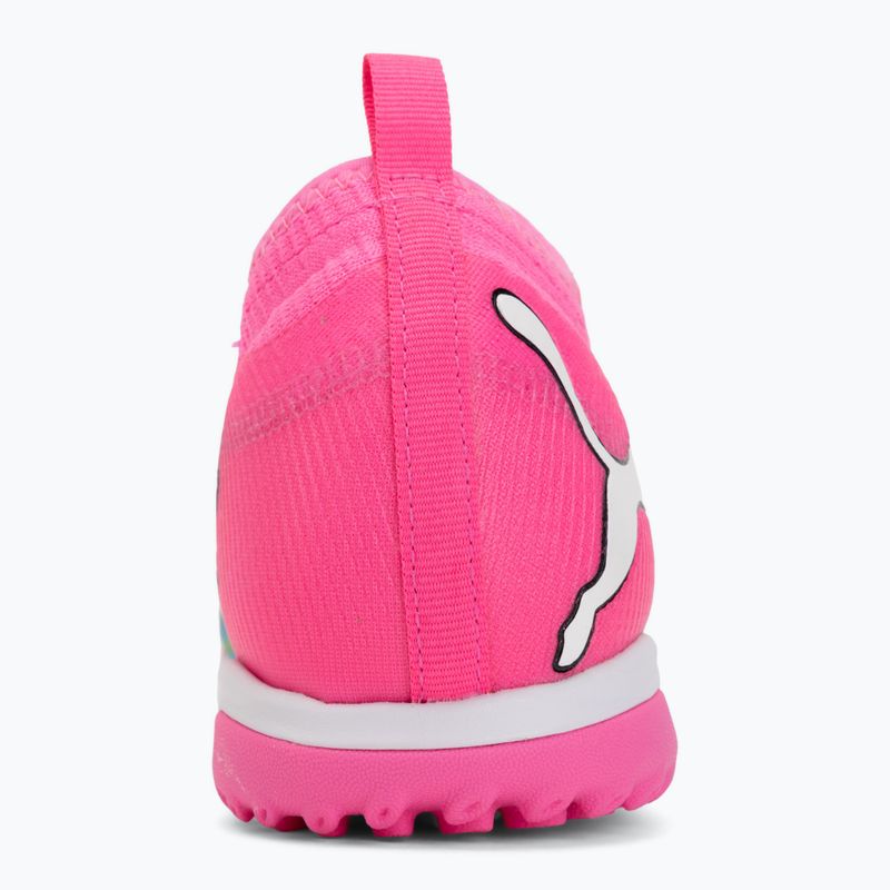 Dětské kopačky PUMA Future 9 Match TT + Mid Jr poison pink/puma wht/sun stream/bright aqua/puma blk 6