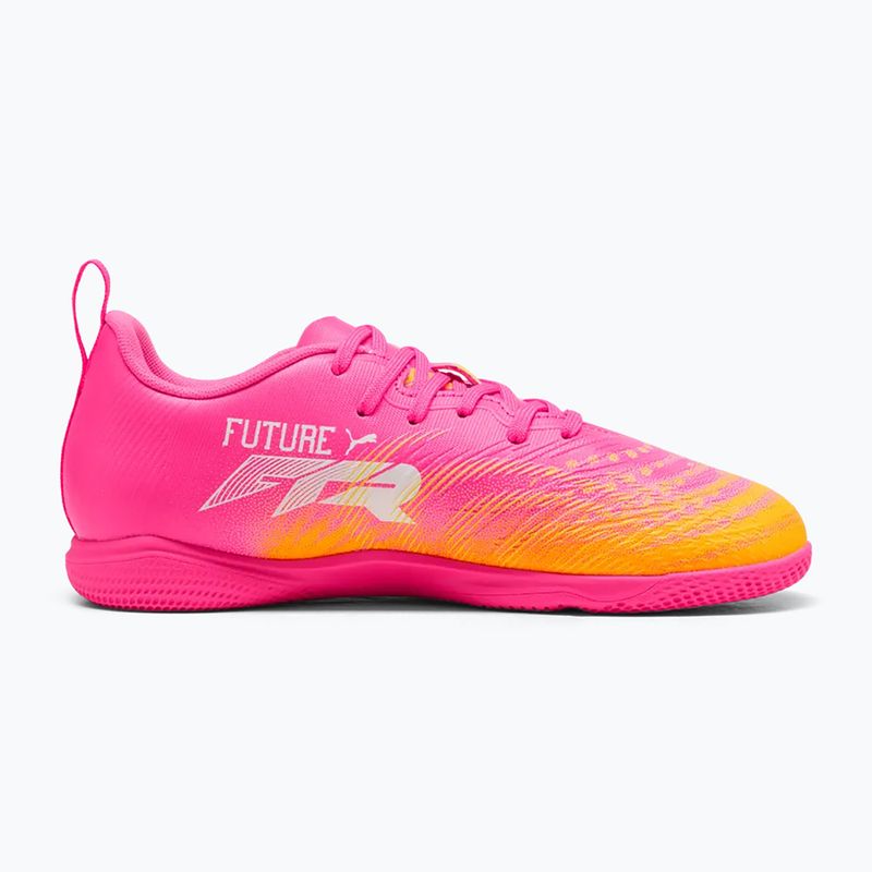 Dětské kopačky PUMA Future 9 Play IT Jr poison pink/puma wht/sun stream/bright aqua/puma blk 2