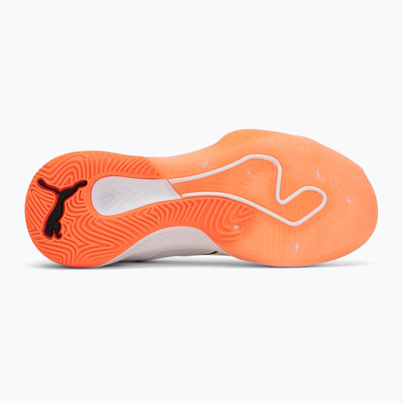 Boty na házenou PUMA Eliminate Nitro 4 Game On puma white/glowing red/ultra blue 4