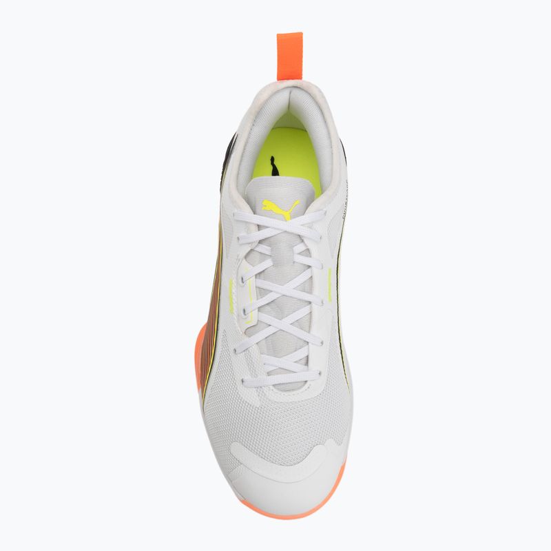 Boty na házenou PUMA Eliminate Nitro 4 Game On puma white/glowing red/ultra blue 5