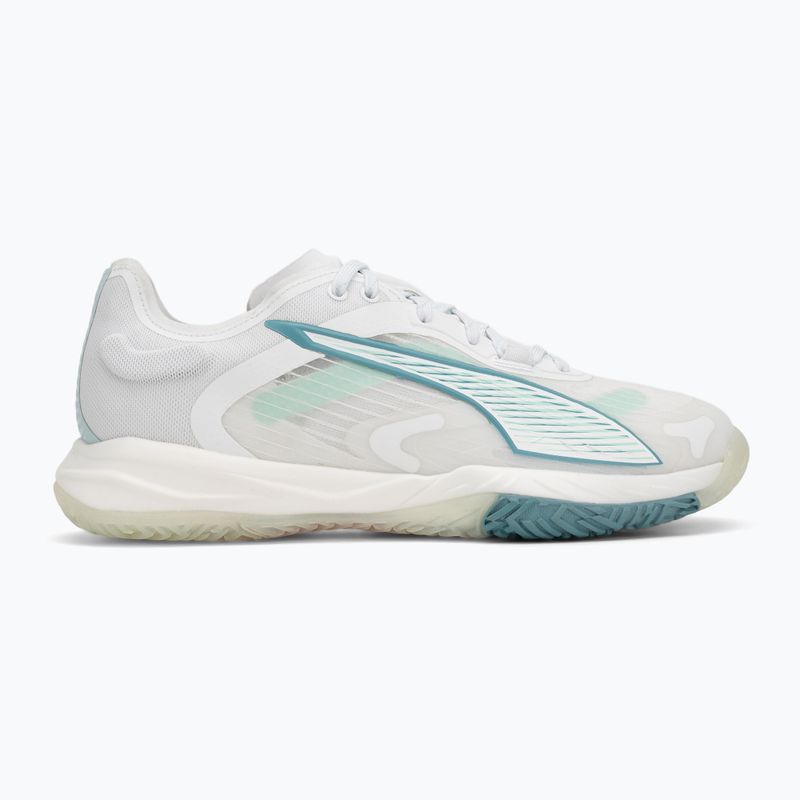 Dámské boty na házenou PUMA Accelerate Nitro SQD 4 Game On puma white/baltic sea blue/fresh water 2