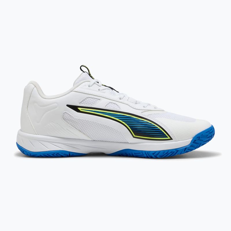 Boty na házenou PUMA Accelerate Turbo 4 Game On puma white/glowing red/ultra blue 9