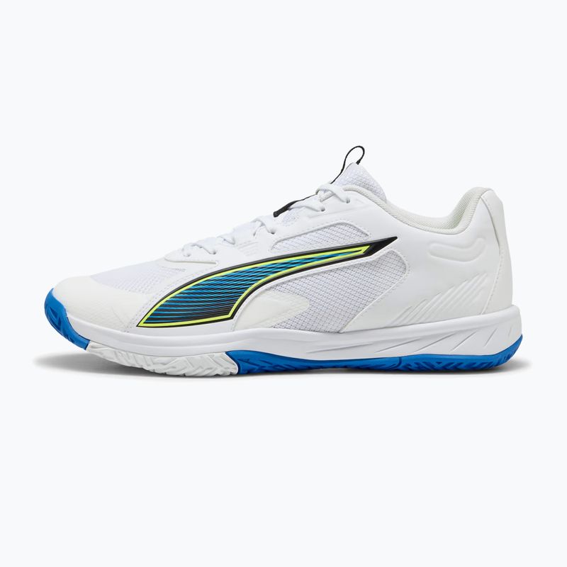 Boty na házenou PUMA Accelerate Pro 4 Game On puma white/glowing red/ultra blue 8