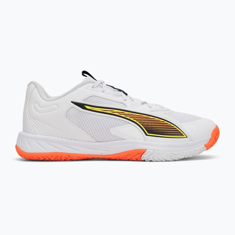 Boty na házenou PUMA Accelerate Pro 4 Game On puma white/glowing red/ultra blue 2