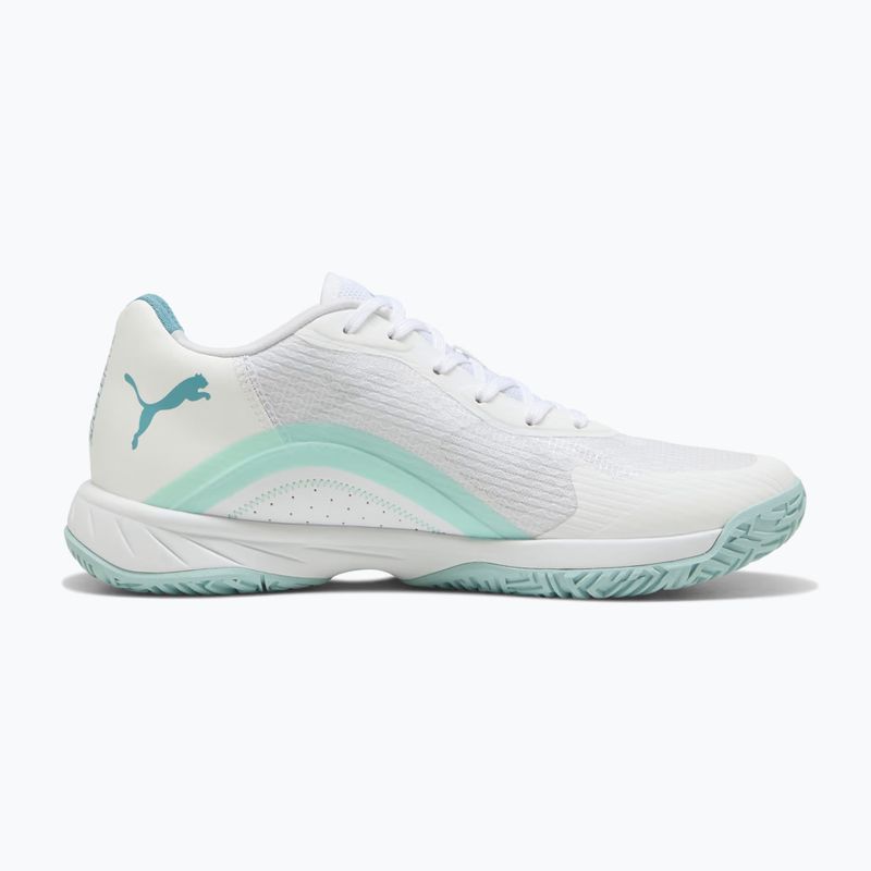 Házenkářské boty PUMA Accelerate Pro 4 Game On puma white/baltic sea blue/fresh water 2