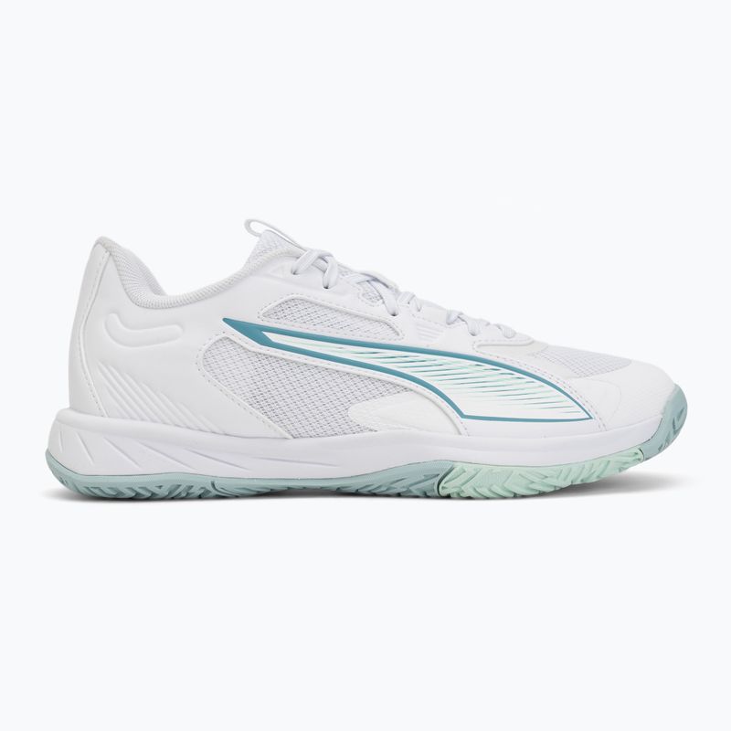 Házenkářské boty PUMA Accelerate Pro 4 Game On puma white/baltic sea blue/fresh water 2