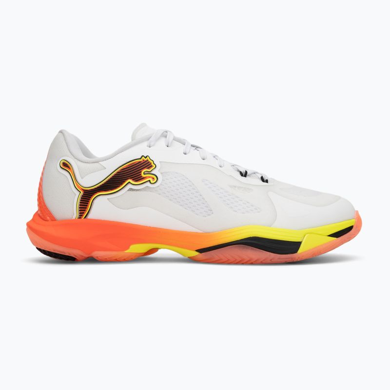 Boty na házenou PUMA Vantage Nitro Game On puma white/glowing red/ultra blue 2