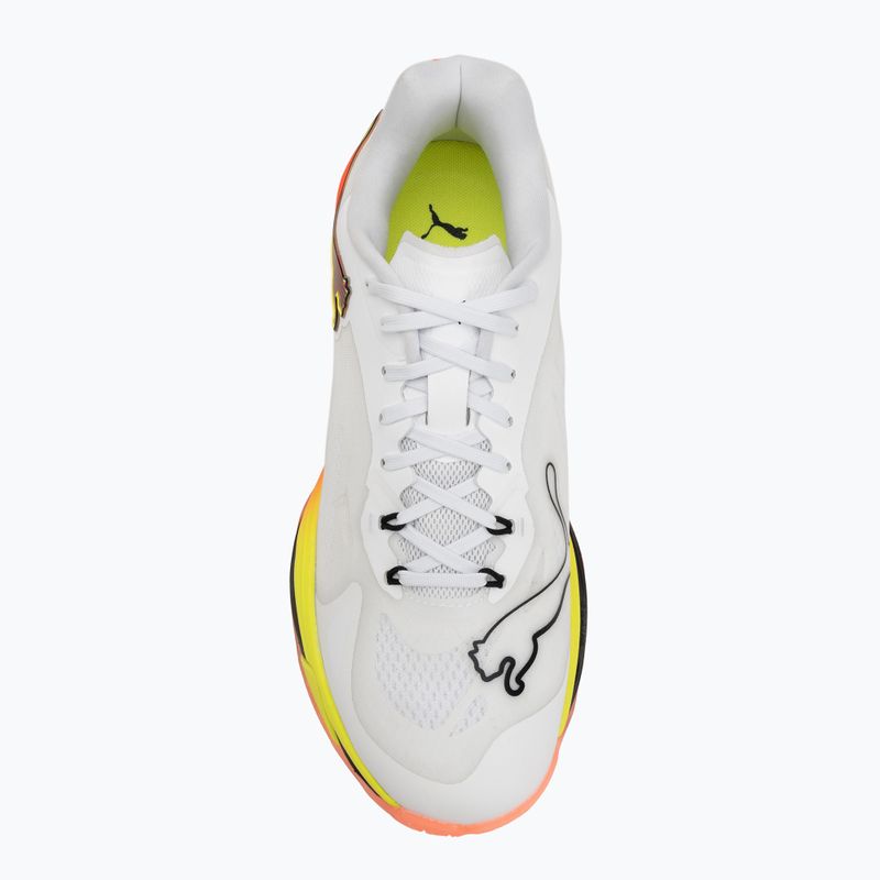 Boty na házenou PUMA Vantage Nitro Game On puma white/glowing red/ultra blue 5