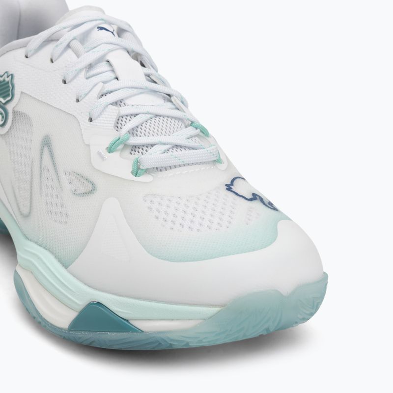Dámské boty na házenou PUMA Vantage Nitro Game On Puma White/Baltic Blue/Fresh Water 7