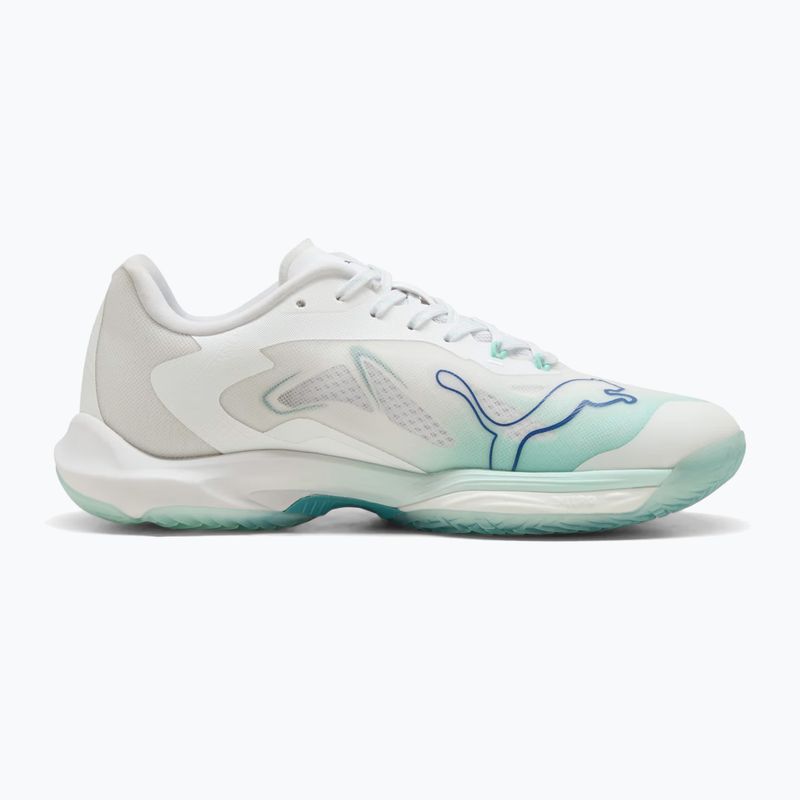 Dámské boty na házenou PUMA Vantage Nitro Game On Puma White/Baltic Blue/Fresh Water 9