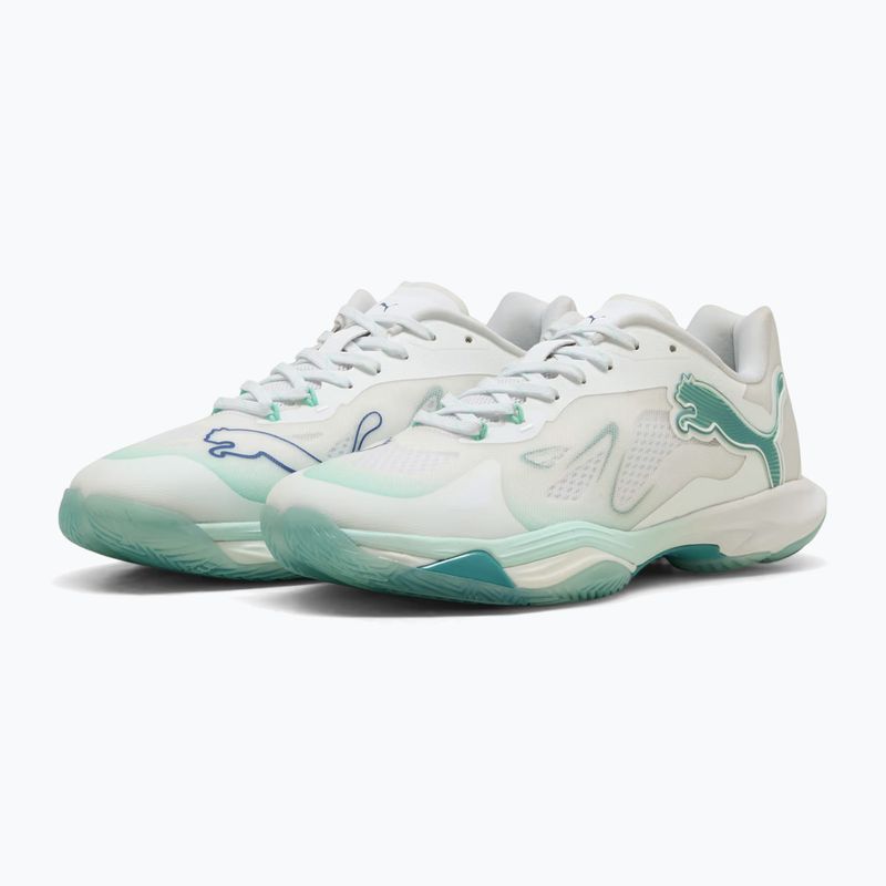 Dámské boty na házenou PUMA Vantage Nitro Game On Puma White/Baltic Blue/Fresh Water 11