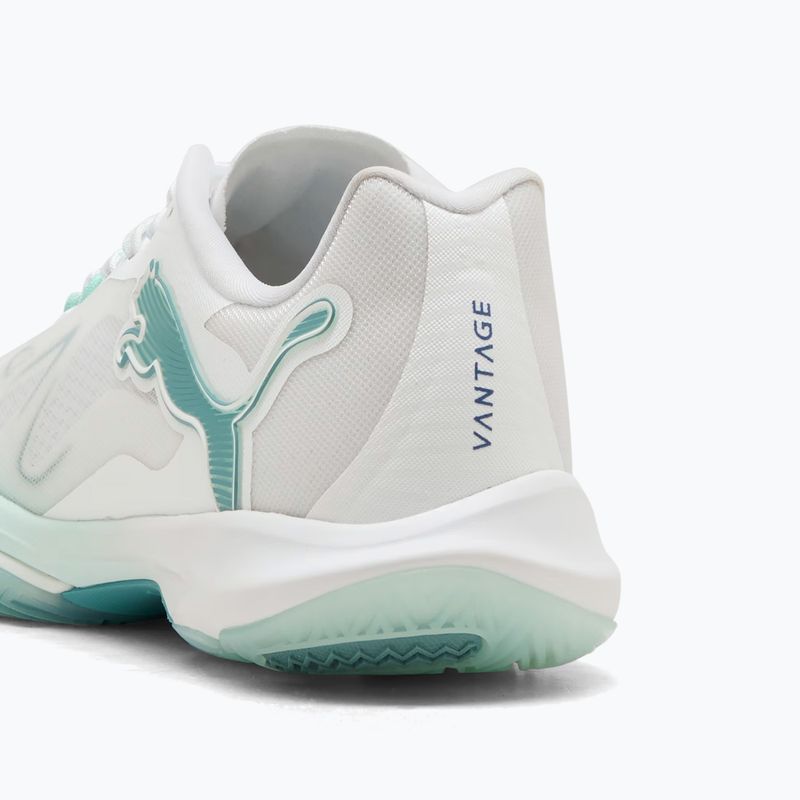 Dámské boty na házenou PUMA Vantage Nitro Game On Puma White/Baltic Blue/Fresh Water 13