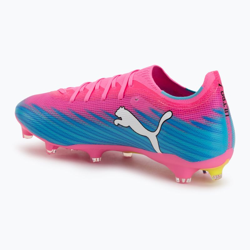 Kopačky PUMA Ultra 6 Match FG/AG poison pink/puma white/sun stream/bright aqua/puma black 3