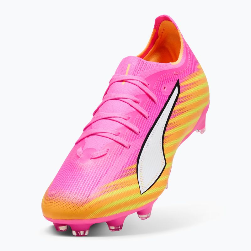 Kopačky PUMA Ultra 6 Match FG/AG poison pink/puma white/sun stream/bright aqua/puma black 4