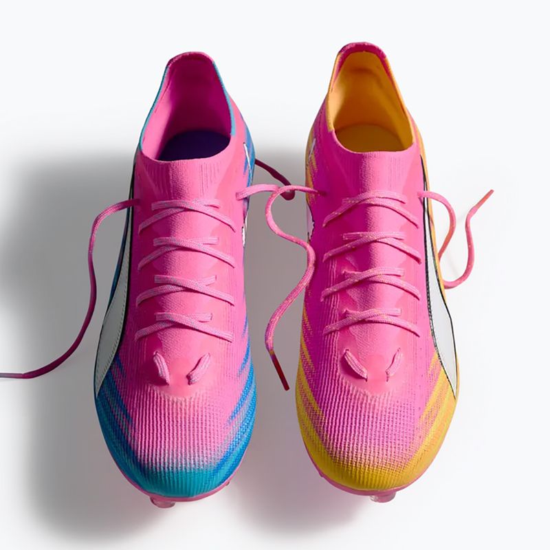 Kopačky PUMA Ultra 6 Pro FG/AG poison pink/puma white/sunstream/bright aqua/puma black 6