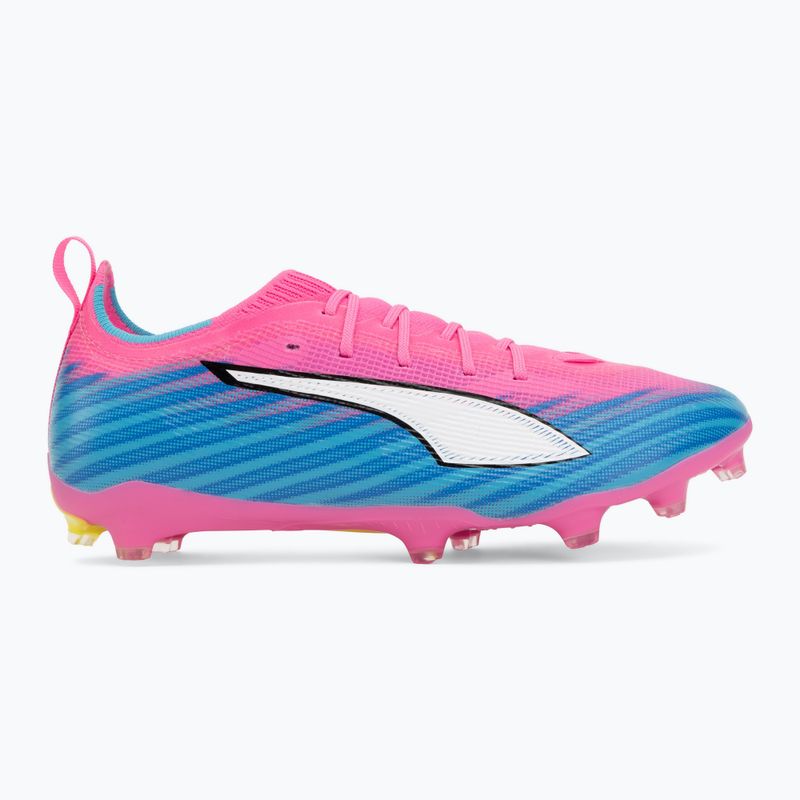 Dětské kopačky PUMA Ultra 6 Pro Jr FG/AG poison pink/puma white/sunstream/bright aqua/puma black 2