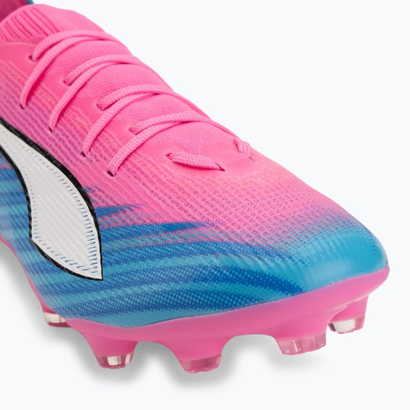 Dětské kopačky PUMA Ultra 6 Pro Jr FG/AG poison pink/puma white/sunstream/bright aqua/puma black 7