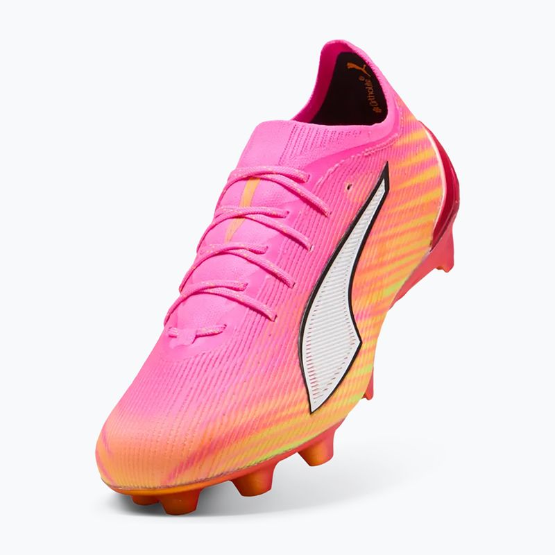 Kopačky PUMA Ultra 6 Ultimate FG poison pink/puma wht/sun stream/bright aqua/puma blk 4