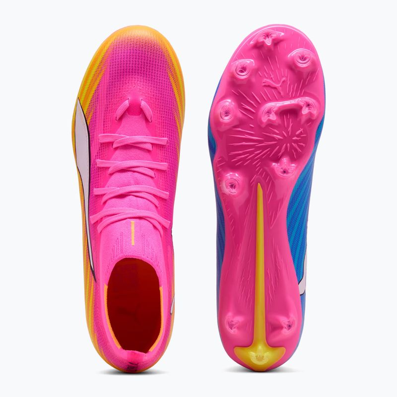 Kopačky PUMA Ultra 6 Match + FG/AG poison pink/puma wht/sun stream/bright aqua/puma blk 5