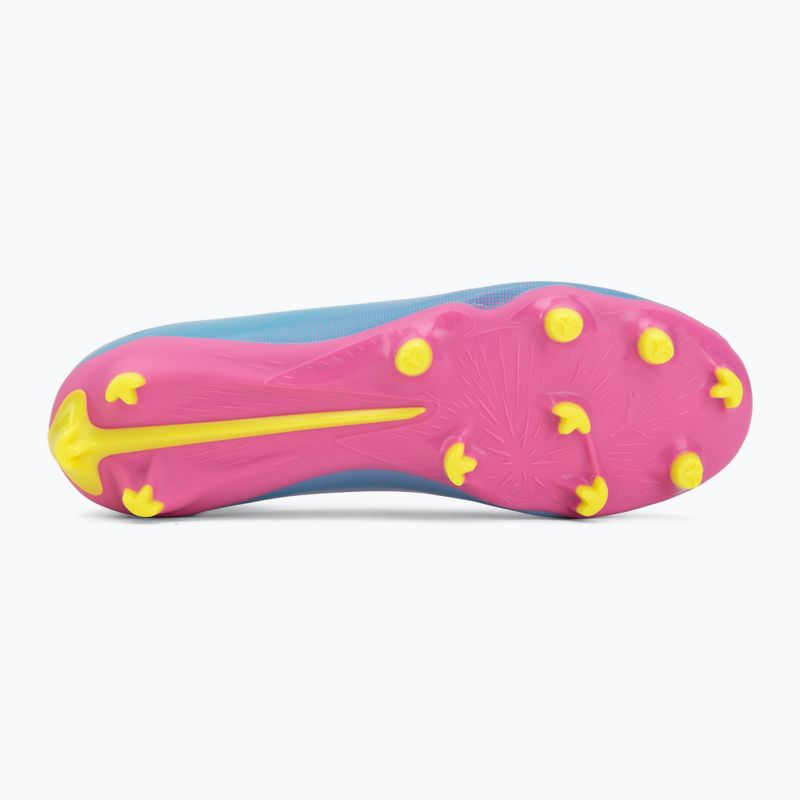 Dětské kopačky PUMA Ultra 6 Play FG/AG Jr poison pink/puma wht/sun stream/bright aqua/puma blk 4