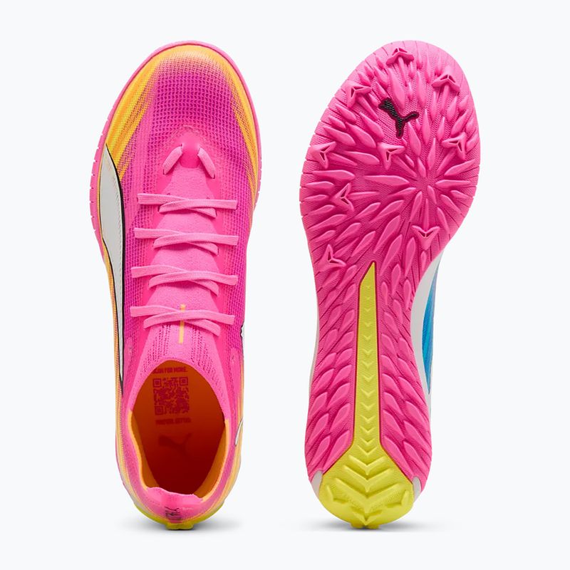 Kopačky PUMA Ultra 6 Match TT poison pink/puma white/sun stream/bright aqua/puma black 3