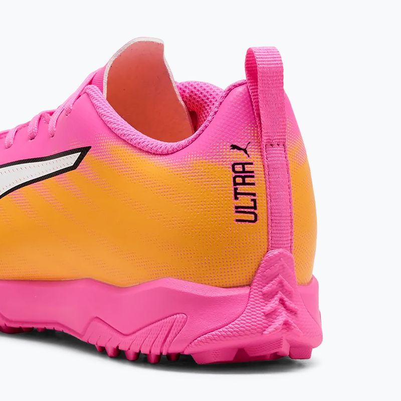 Dětské kopačky PUMA Ultra 6 Play TT Jr poison pink/puma wht/sun stream/bright aqua/puma blk 6