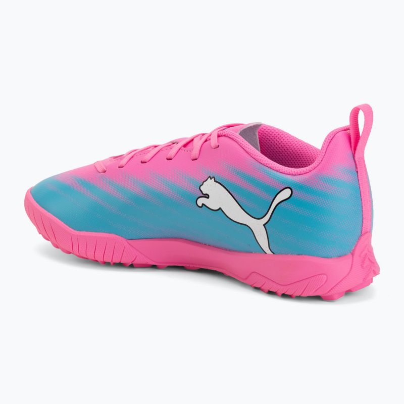 Dětské kopačky PUMA Ultra 6 Play TT Jr poison pink/puma wht/sun stream/bright aqua/puma blk 3