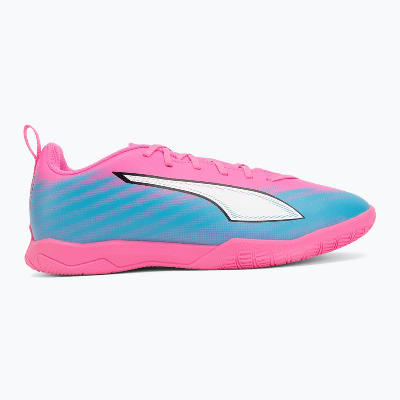 Dětské kopačky PUMA Ultra 6 Play It Jr poison pink/puma wht/sun stream/bright aqua/puma blk 2