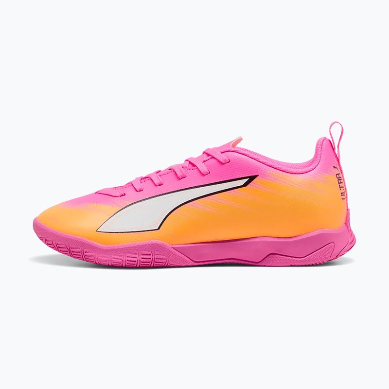 Dětské kopačky PUMA Ultra 6 Play It Jr poison pink/puma wht/sun stream/bright aqua/puma blk 2