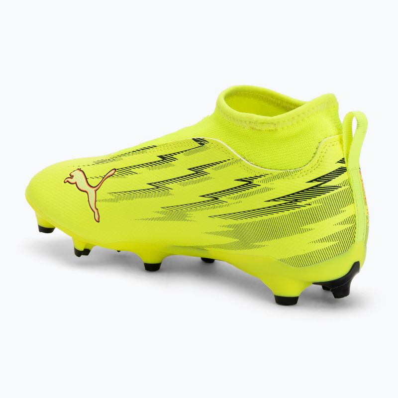 Dětské kopačky PUMA Ultra 6 Match+ LL FG/AG Jr yellow alert/puma black/glowing red/lime squeeze 3