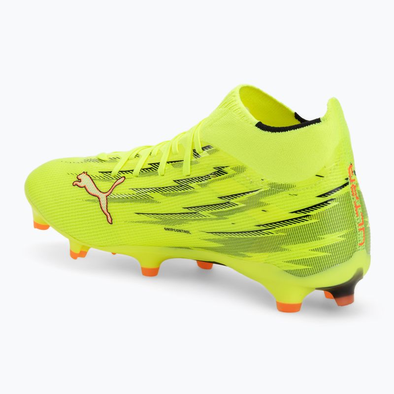 Kopačky PUMA Ultra 6 Match + FG/AG yellow alert/puma black/glowing red/lime squeeze 3