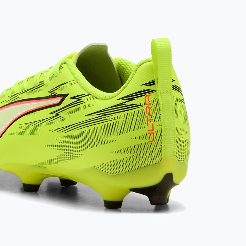 Dětské kopačky PUMA Ultra 6 Play FG/AG Jr yellow alert/puma black/glowing red/lime squeeze 10