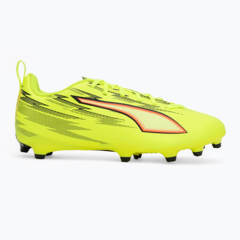 Dětské kopačky PUMA Ultra 6 Play FG/AG Jr yellow alert/puma black/glowing red/lime squeeze 2
