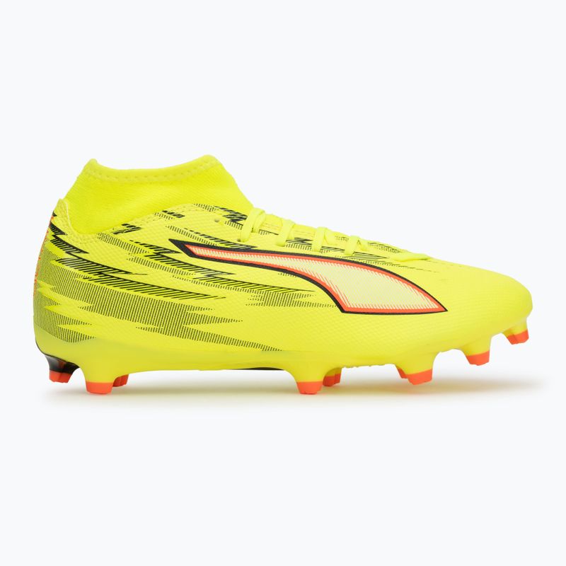Fotbalové kopačky PUMA Ultra 6 Play+ FG/AG yellow alert/puma black/glowing red/lime squeeze 2