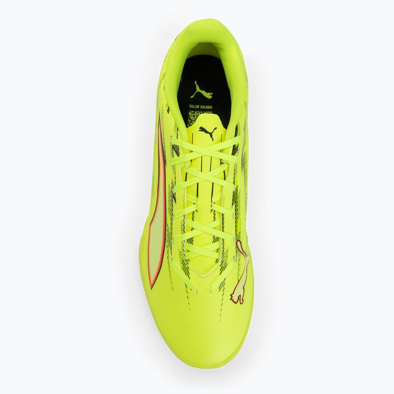 Kopačky PUMA Ultra 6 Play TT yellow alert/puma black/glowing red/lime squeeze 5