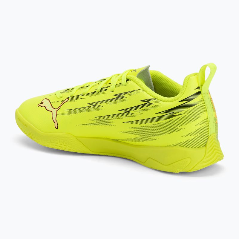 Dětské kopačky PUMA Ultra 6 Play IT Jr yellow alert/puma black/glowing red/lime squeeze 3