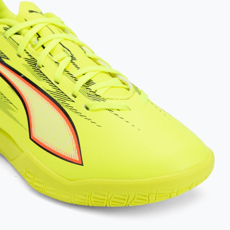 Dětské kopačky PUMA Ultra 6 Play IT Jr yellow alert/puma black/glowing red/lime squeeze 7
